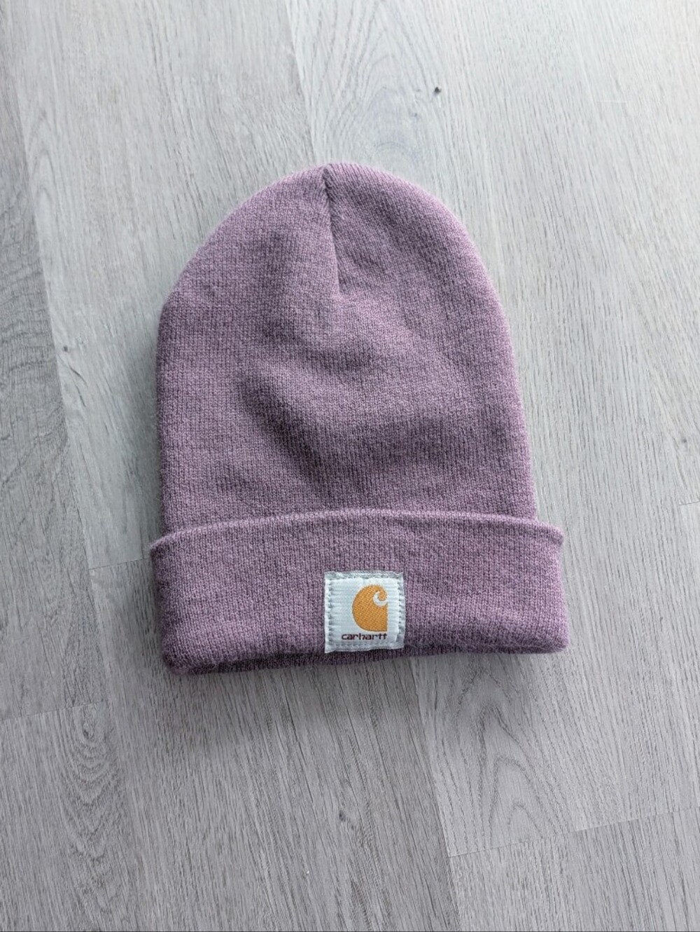 Carhartt Watch Hat Beanie Mauve Purple Acrylic Knit Cuffed Streetwear Gorpcore